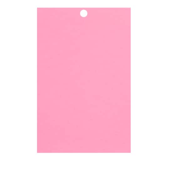 12 Packs: 100 ct. (1,200 total) Pink Buttons 4.5" x 7" Cardstock Paper by Recollections™